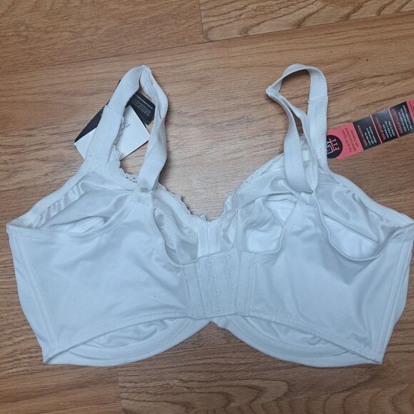 Lilyette By Bali Women's 40DDD Minimizer Bra White NWT - Picture 5 of 6
